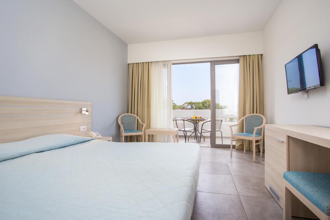 Hotel Niriides Beach Kolymbia Exterior foto