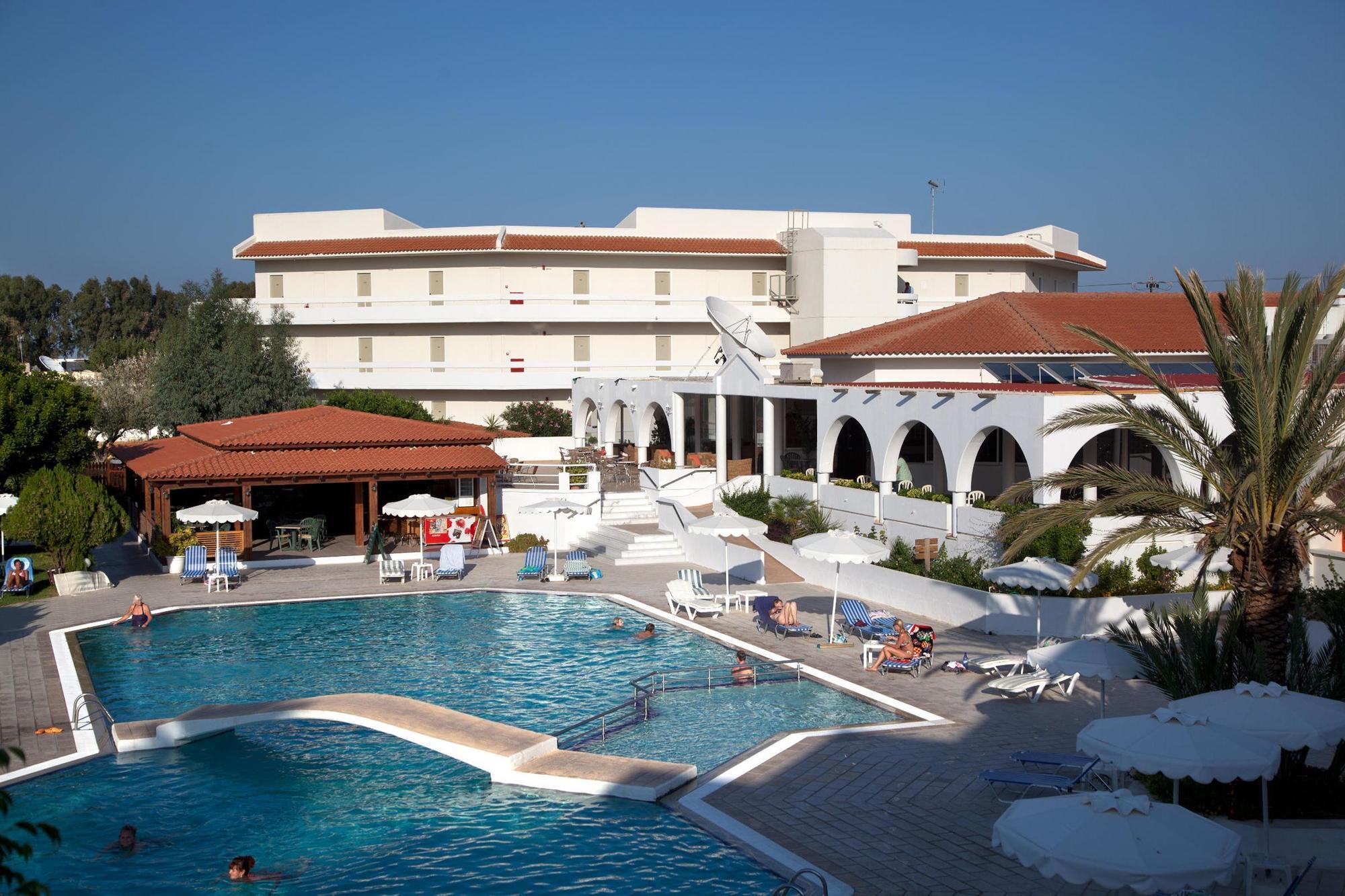 Hotel Niriides Beach Kolymbia Exterior foto