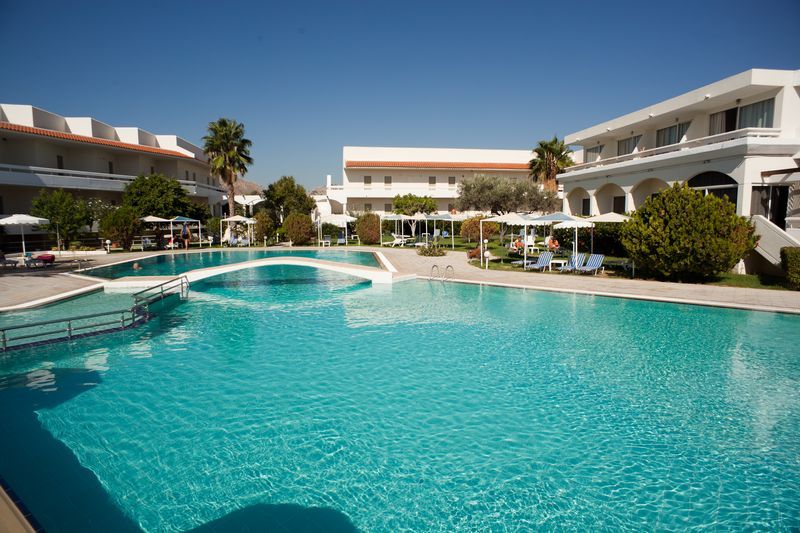 Hotel Niriides Beach Kolymbia Exterior foto