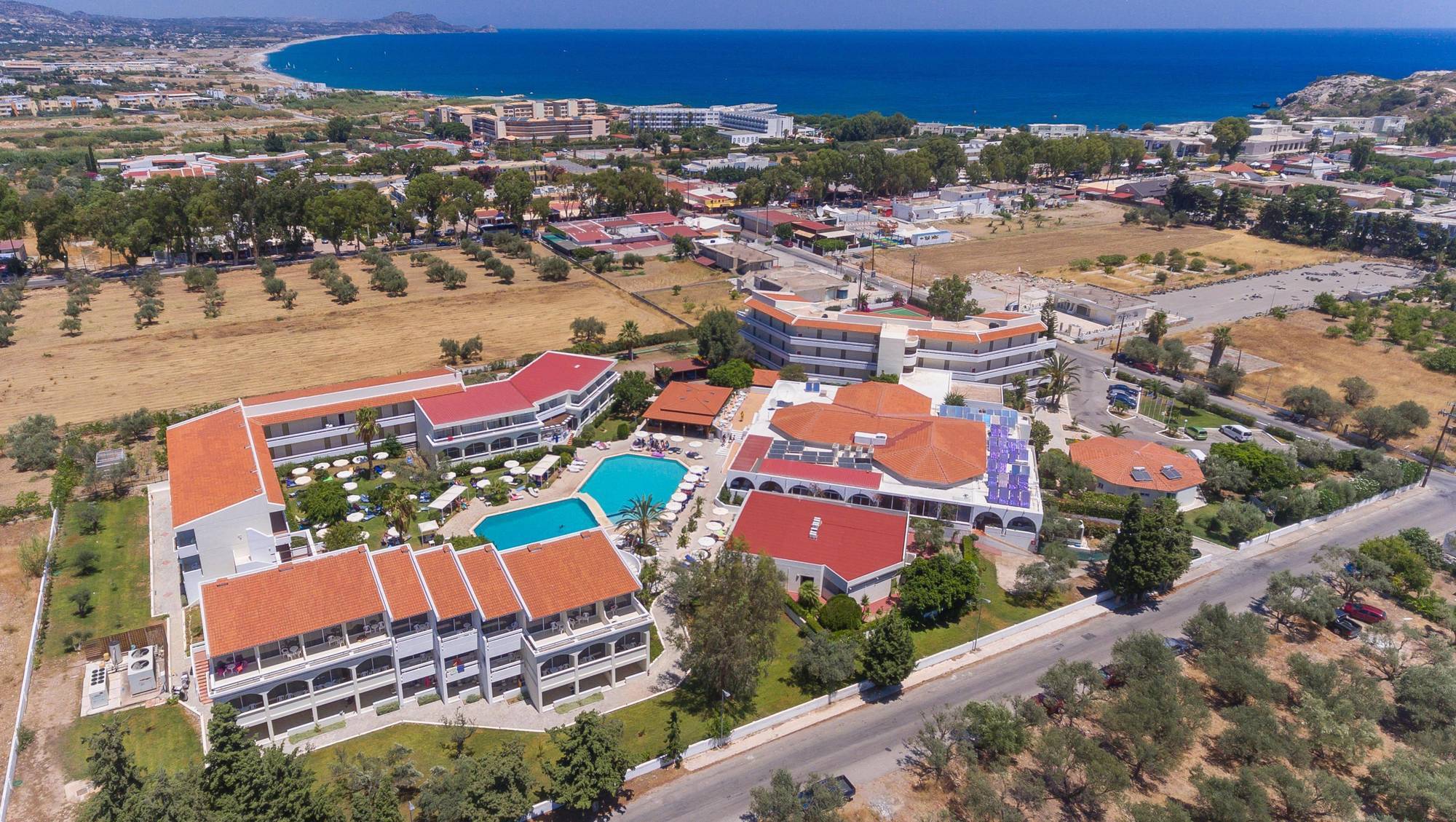 Hotel Niriides Beach Kolymbia Exterior foto